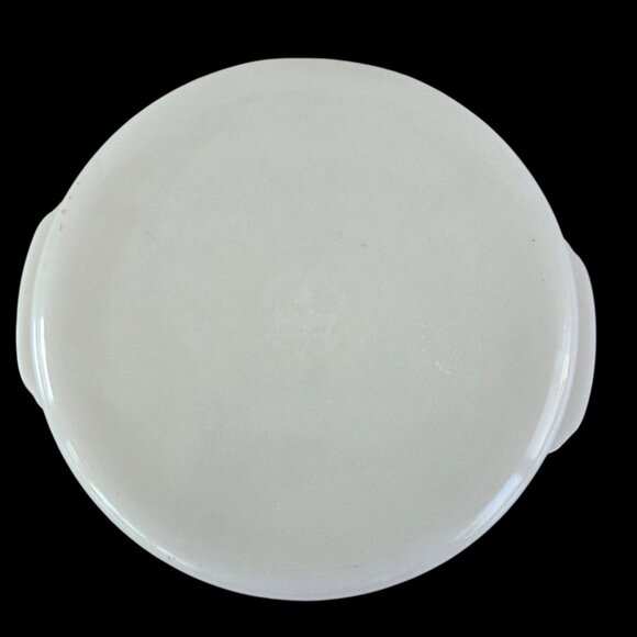 Vintage FIRE KING Anchor Hocking Casserole Cake Dish 8" Golden Wheat Pattern 450 - Picture 6 of 9